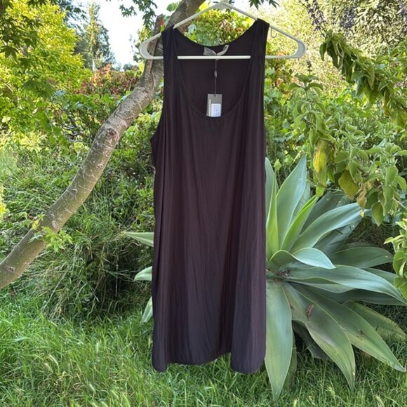 [New] Lola & Sophie (L) Black Tank Style Mini Slip Dress - Picture 3 of 12